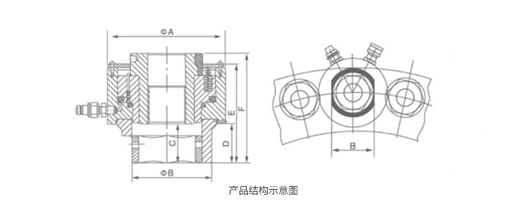 螺栓拉伸器結(jié)構(gòu)示意圖